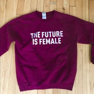 "The Future is Female" crew neck
